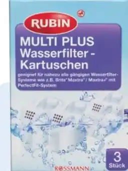 Rossmann Rubin Wasserfilter Kartuschen Multi Plus Angebot