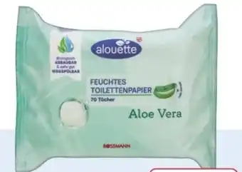 Rossmann Alouette Feuchtes Toilettenpapier Angebot
