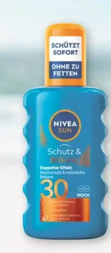 Rossmann Nivea Sun Schutz & Bräune Spray LSF 30 Angebot