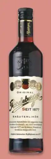 NETTO Radeberger Likör Kräuterlikör Angebot