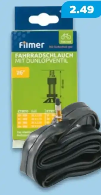 NETTO Filmer Fahrradschlauch Dunlopventil Angebot