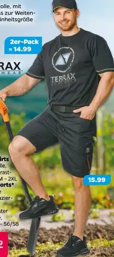 NETTO Terrax Workwear Herren T-Shirts 2er-Pack Angebot