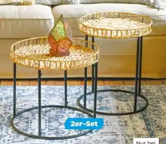 NETTO Dekorado Beistelltische Boho 2er-Set Angebot