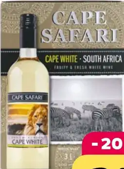 NETTO Cape Safari Cape White Angebot