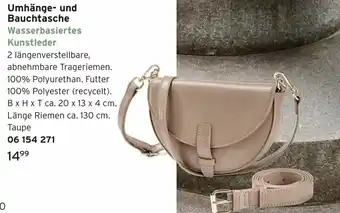 Tchibo Umhänge und Bauchtasche Angebot