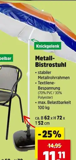 Thomas Philipps Metall-bistostuhl Angebot