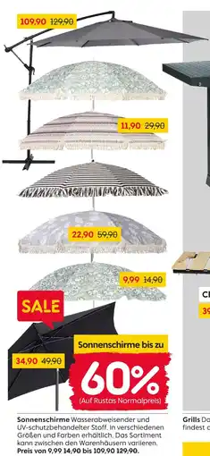 Rusta Sonnenschirm Angebot