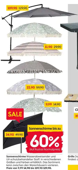 Rusta Sonnenschirm Angebot