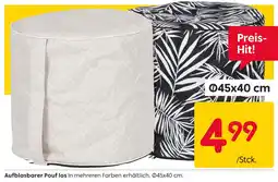 Rusta Aufblasbarer pouf Angebot