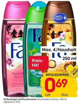 Rusta Fa duschgel und duschcreme Angebot
