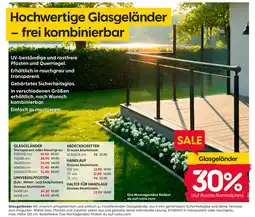 Rusta Glasgeländer oder universalpfosten oder abdeckrosetten Angebot