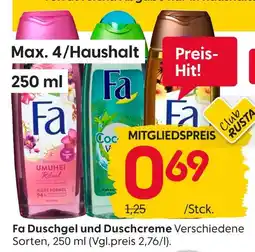 Rusta Fa duschgel und duschcreme Angebot