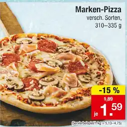 Zimmermann Marken-pizza Angebot