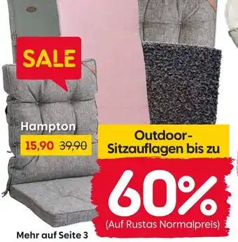 Rusta Hampton sitzauflage bis zu Angebot