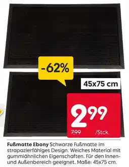 Rusta Fußmatte ebony Angebot