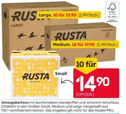 Rusta Umzugskartons Angebot