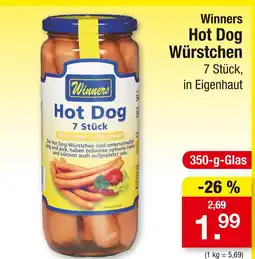 Zimmermann Winners hot dog würstchen Angebot