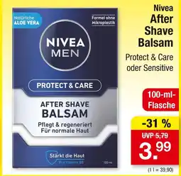 Zimmermann Nivea after shave balsam Angebot