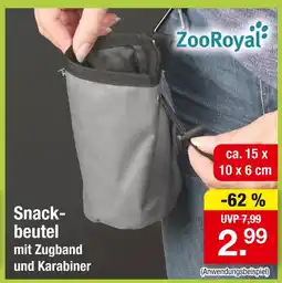 Zimmermann Zooroyal snackbeutel Angebot