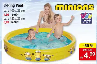 Zimmermann Happy people minions 3-ring pool Angebot