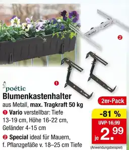 Zimmermann Poétic blumenkastenhalter vario Angebot