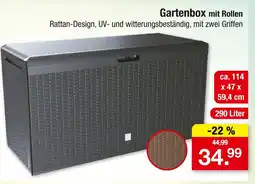 Zimmermann Gartenbox mit rollen Angebot
