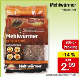 Zimmermann Bird's best mehlwürmer getrocknet Angebot