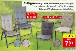 Zimmermann Auflagen niedriglehner Angebot