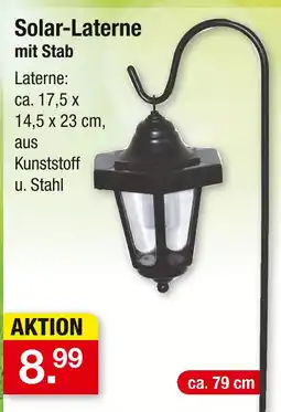 Zimmermann Solar-laterne mit stab Angebot