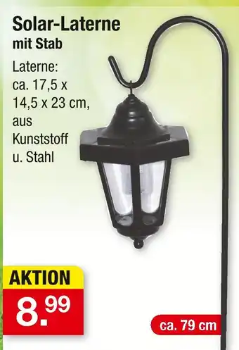 Zimmermann Solar-laterne mit stab Angebot