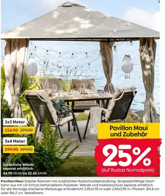 Rusta Pavillon maui Angebot