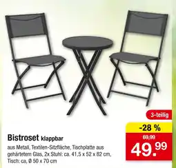 Zimmermann Bistroset klappbar Angebot