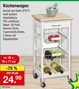 Zimmermann Küchenwagen Angebot