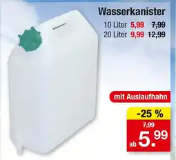 Zimmermann Wasserkanister Angebot