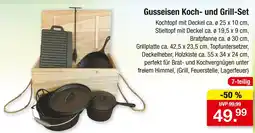 Zimmermann Gusseisen koch- und grill-set Angebot