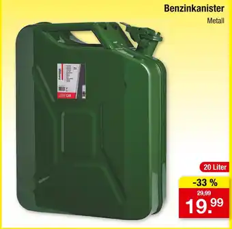 Zimmermann Benzinkanister Angebot