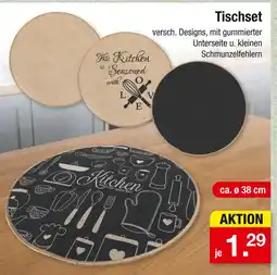 Zimmermann Tischset Angebot