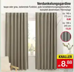 Zimmermann Verdunkelungsgardine Angebot