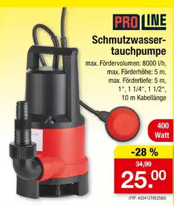 Zimmermann Pro line schmutzwassertauchpumpe Angebot