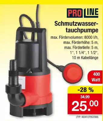 Zimmermann Pro line schmutzwassertauchpumpe Angebot