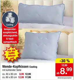 Zimmermann Wende-kopfkissen cooling Angebot