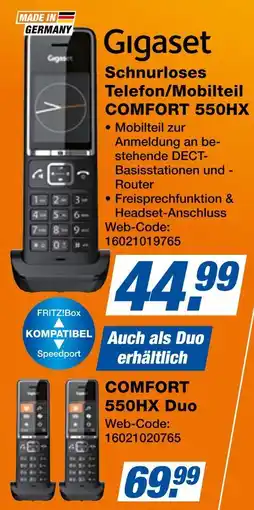 Expert Gigaset schnurloses telefon/mobilteil Angebot