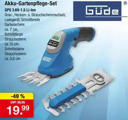 Zimmermann Güde akku-gartenpflege-set Angebot