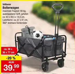 Zimmermann Faltbarer bollerwagen Angebot