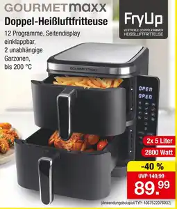 Zimmermann Gourmetmaxx doppel-heißluftfritteuse Angebot