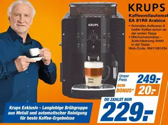 Expert Krups kaffeevollautomat ea 81r8 arabica Angebot