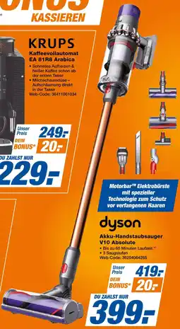 Expert Dyson akku-handstaubsauger v10 absolute Angebot
