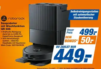 Expert Roborock saugroboter mit wischfunktion qr 598 Angebot