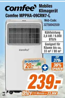Expert Comfee mobiles klimagerät comfee mppha-09crn7-l Angebot