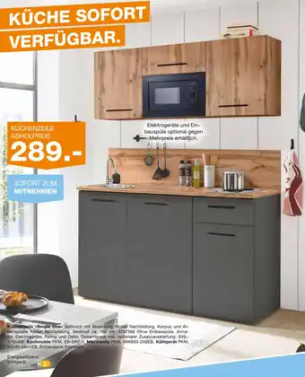 Segmüller Küchenzeile single one Angebot